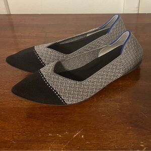 Rothy's Black and Gray Women's Flats size 7 in excellent condition